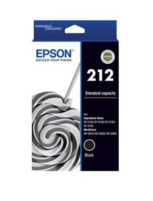 





Epson 212 Black Ink Cartridge

Features:
<div>Compatible With: WorkForce WF-2830 and WF-2850

Yield ~150 pages</div>