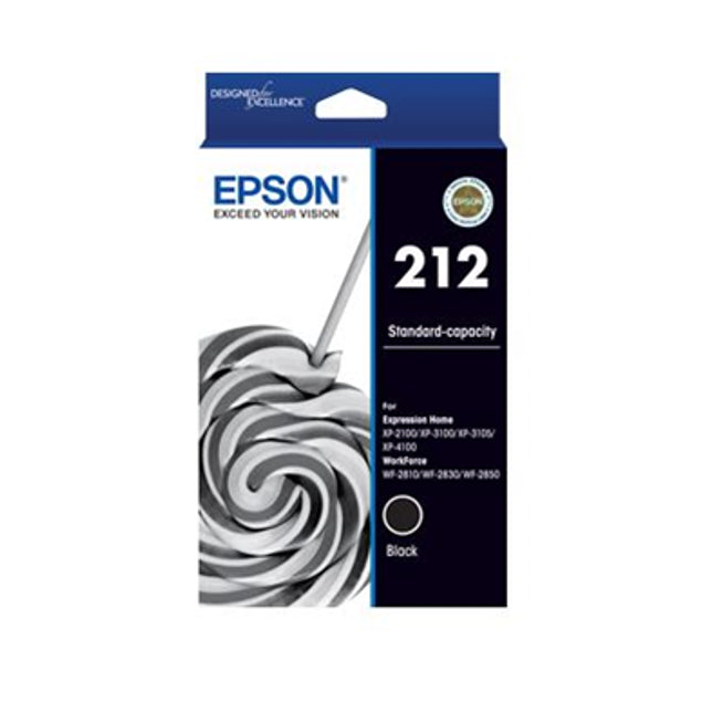 





Epson 212 Black Ink Cartridge

Features:
<div>Compatible With: WorkForce WF-2830 and WF-2850

Yield ~150 pages</div>