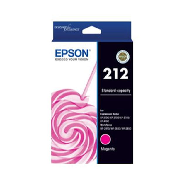 





Epson 212 Magenta Ink Cartridge

Features:
<div>Compatible With: WorkForce WF-2830 and WF-2850

Yield ~130 pages</div>