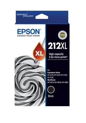 





Epson 212XL Black High Yield Ink Cartridge

Features:
<div>Compatible With: WorkForce WF-2830 and WF-2850

Yield ~500 pages</div>