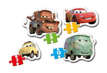 super colour my first puzzles disney cars 3 6 9 12 pcs
