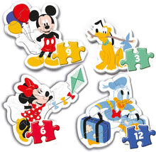 super colour my first puzzle disney mickey mouse 3 6 9 12 pcs