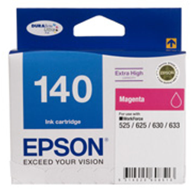 





Epson 140 Magenta Extra High Yield  Ink Cartridge

Features:
<div>Compatible With: WorkForce 60, WorkForce WF-7510, WorkForce 840, WorkForce 633, WorkForce 630, WorkForce WF-7520, WorkForce 7010, WorkForce 645, Stylus NX635, WorkForce 845, WorkForce WF-3540, WorkForce WF-3520</div>