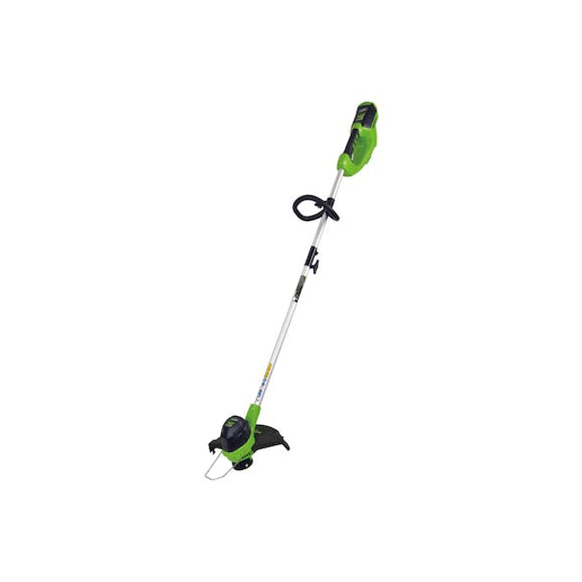 green works line trimmer g max 40 v li ion 2 0 ah kit