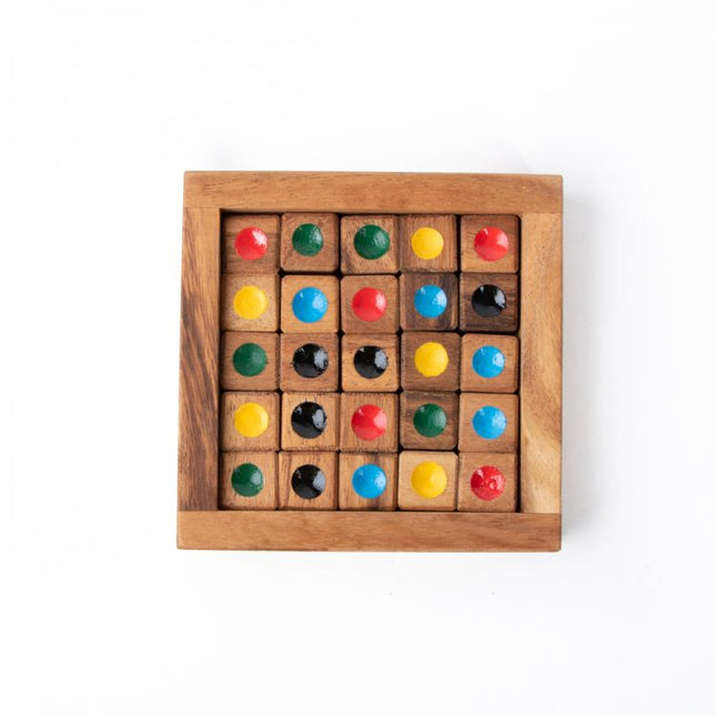 colour sudoku wooden game