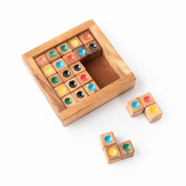 colour sudoku wooden game