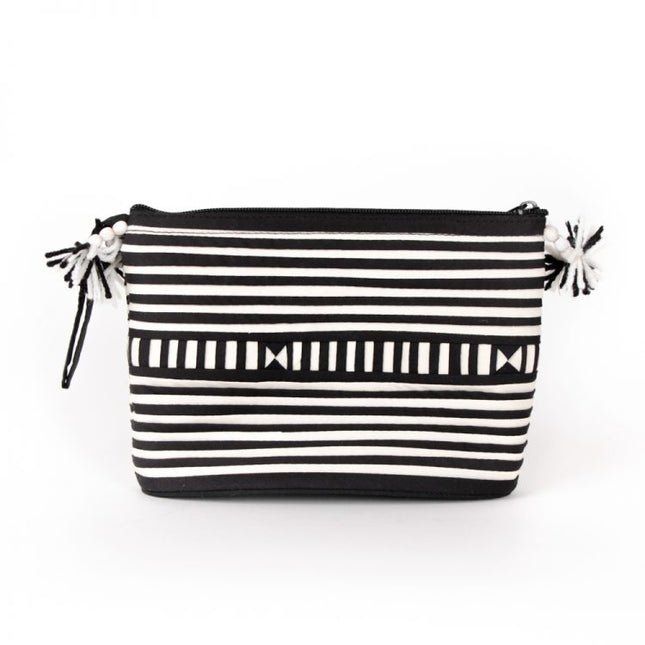 applique cosmetic purse