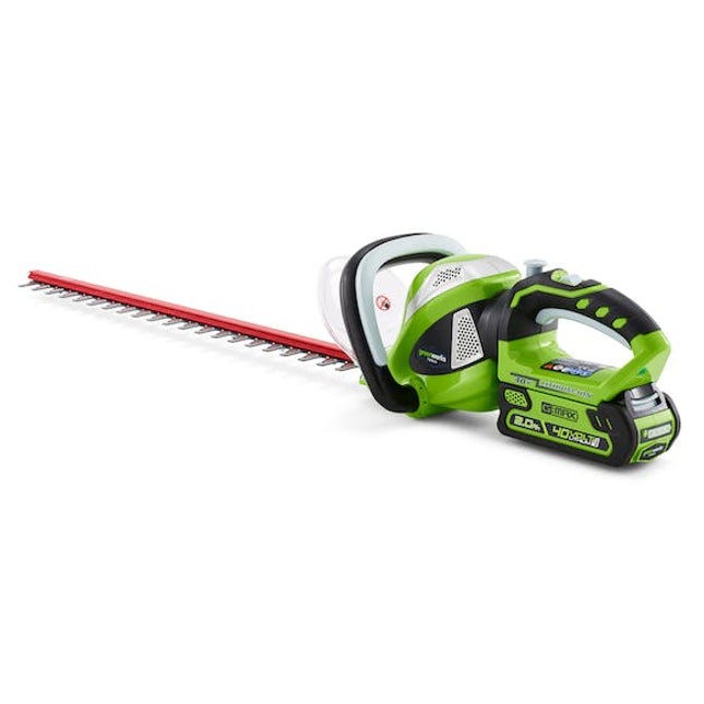 green works hedge trimmer g max 40 v li ion 2 0 ah kit