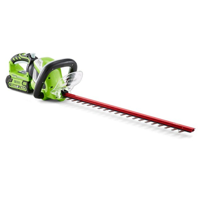 green works hedge trimmer g max 40 v li ion