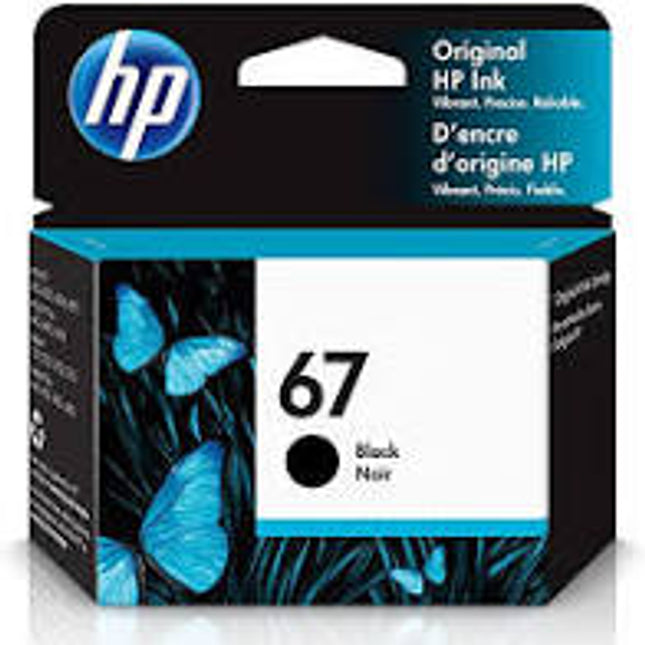 





HP 67 Black Ink Cartridge

Features:
<div>Yield ~120 pages.

Compatible with Envy 6020/Envy 6030/Envy 6220/DeskJet 2720</div>
