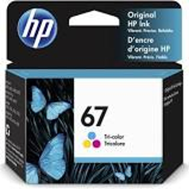 





HP 67 Tri-Colour Ink Cartridge

Features:
<div>Yield ~100 pages.

Compatible with Envy 6020/Envy 6030/Envy 6220/DeskJet 2720</div>