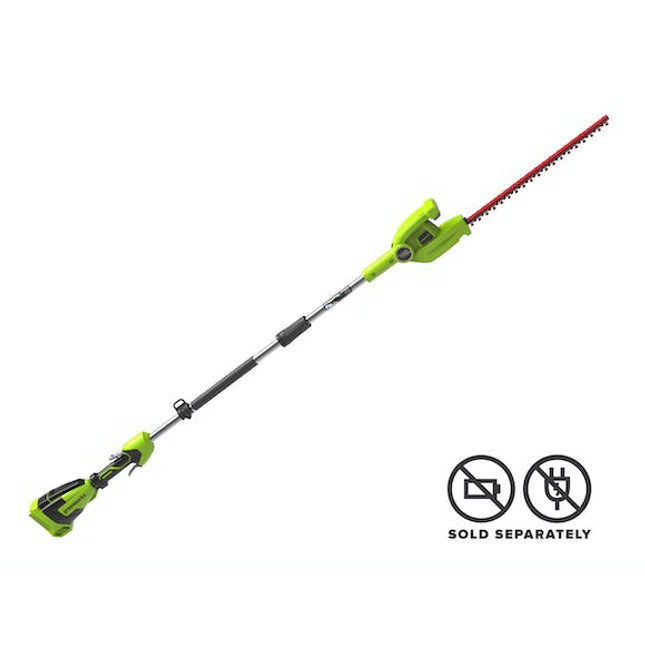 green works long reach hedge trimmer g max 40 v li ion