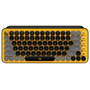 Logitech POP Keys Wireless Mechanical Keyboard w/Emoji - Blast Yellow