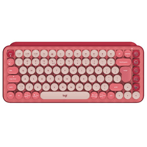 Logitech POP Keys Wireless Mechanical Keyboard w/Emoji - Rose