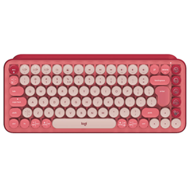 Logitech POP Keys Wireless Mechanical Keyboard w/Emoji - Rose