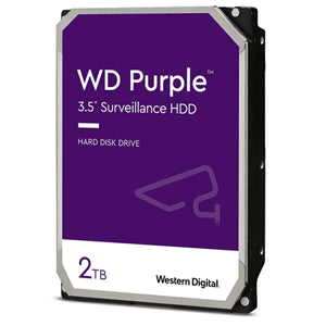 WD Purple SATA 3.5" 5400rpm 256MB 2TB Surveillance HDD 3Yr Wty