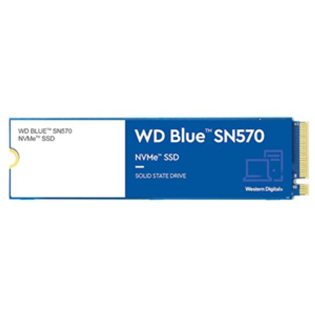 WD Blue 500GB SN570 PCIE M.2 2280 3D NVMe SSD