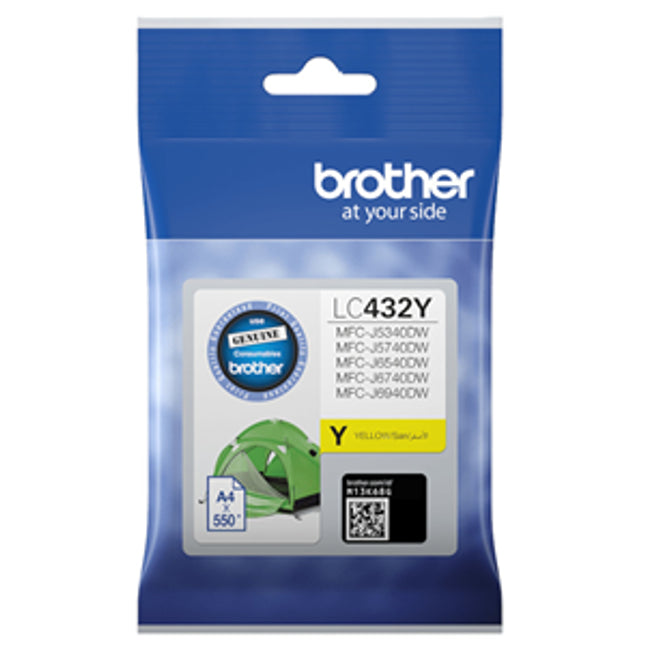 





Brother LC432Y Yellow Ink Cartridge

Features:
<div>Compatible With: MFCJ5340DW, MFCJ5740DW, MFCJ6540DW, MFCJ6940DWW  ~ 550 Pages.</div>
