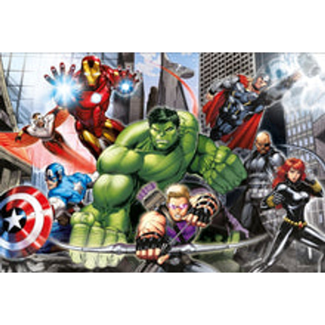 super colour maxi 104 pcs the avengers marvel