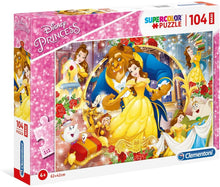 super colour maxi 104 pcs princess beauty and the beast