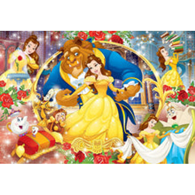 super colour maxi 104 pcs princess beauty and the beast