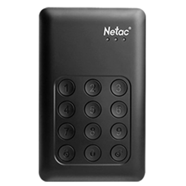 Netac K390 Secure 2.5" USB3.0 1TB External HDD Keyboard Encryption