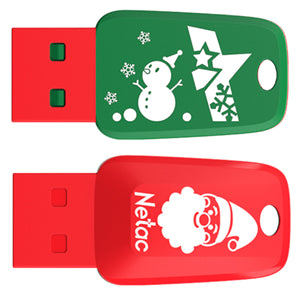 Netac U197 XMAS USB2 Flash Drive 64GB UFD Special Edition