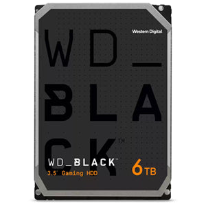 WD Black 6TB 128MB SATA3 3.5" 7200RPM 256MB HDD 5Yr Wty.