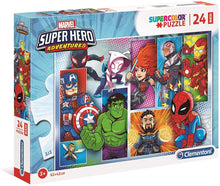 super colour maxi 24 pc superheros