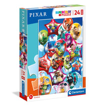 super colour maxi 24 pc pixar party