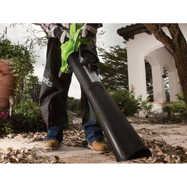 green works blower vac g max 40 v li ion digi pro 4 0 ah kit