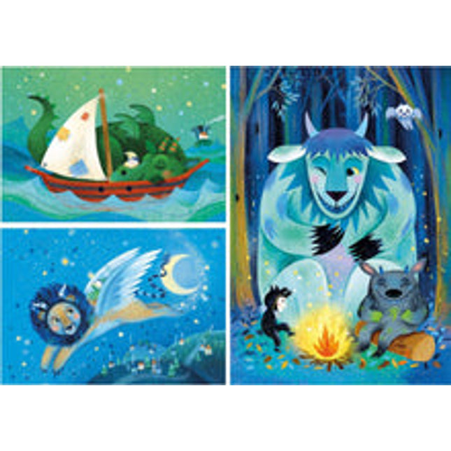 super colour 3 x 48 pcs fantastic friends puzzle