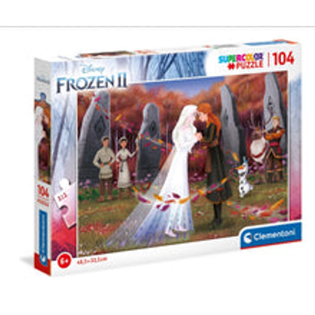 super colour 104 pc frozen 2 sisters