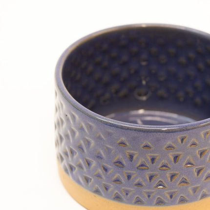 blue star stoneware plntr