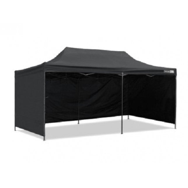 gazebo 3 mx 6 m black with side walls