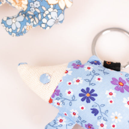 hedgehog keyring