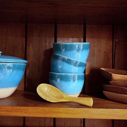 blue sky tea cup
