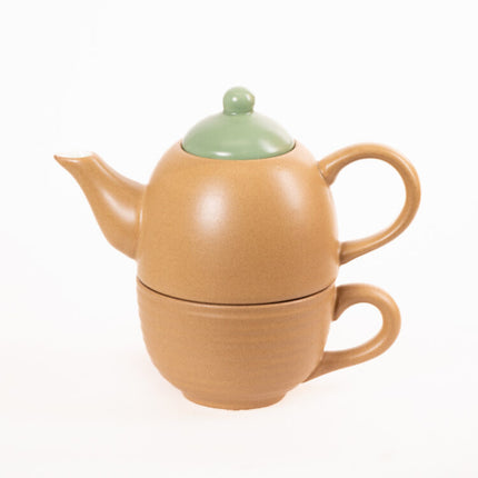 green pond teapot w cup