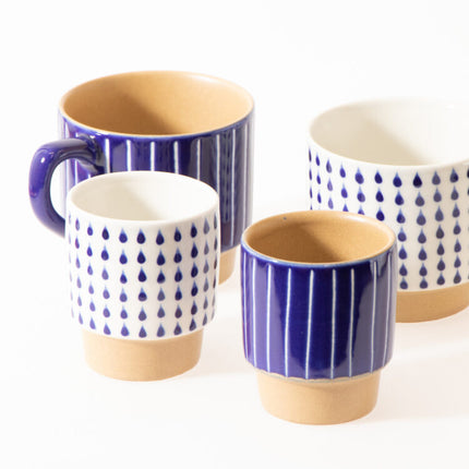 blue stripe teacup