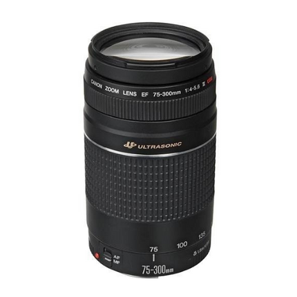 Canon Camera Lens f4-5.6 III EF 75-300mm Black