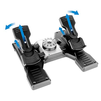 Logitech Pro Flight Gaming Rudder Pedals Black