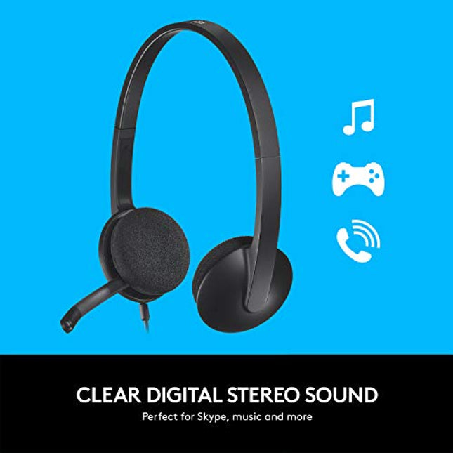 Logitech H340 Gaming Headset Black USB A