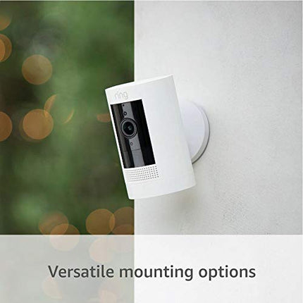Ring Stick Up 3rdGen Indoor/Outdoor Camera White