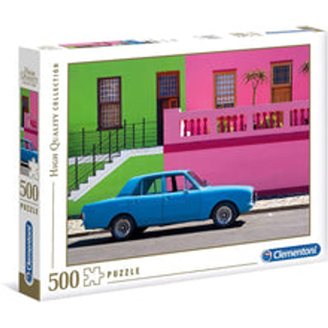 500 pcs the blue car puzzle