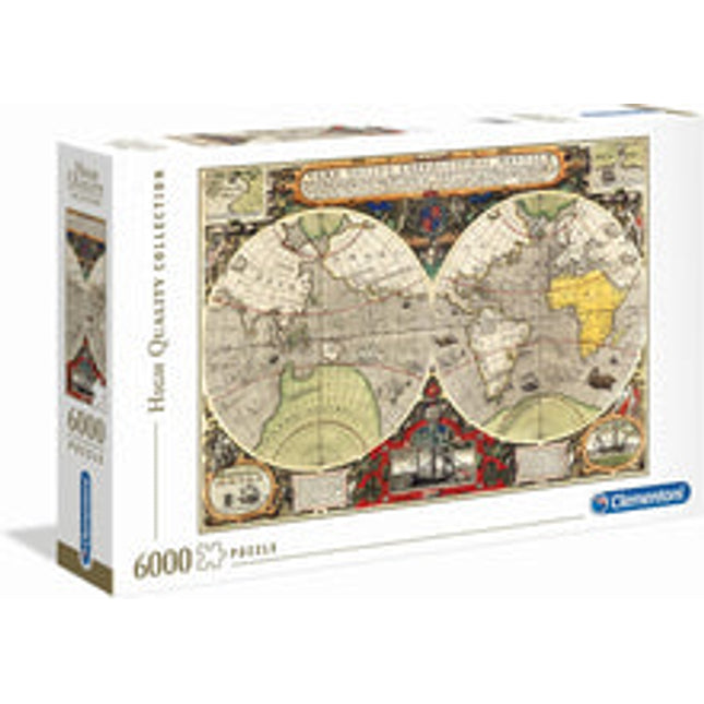 6000 pcs antique nautical map puzzle