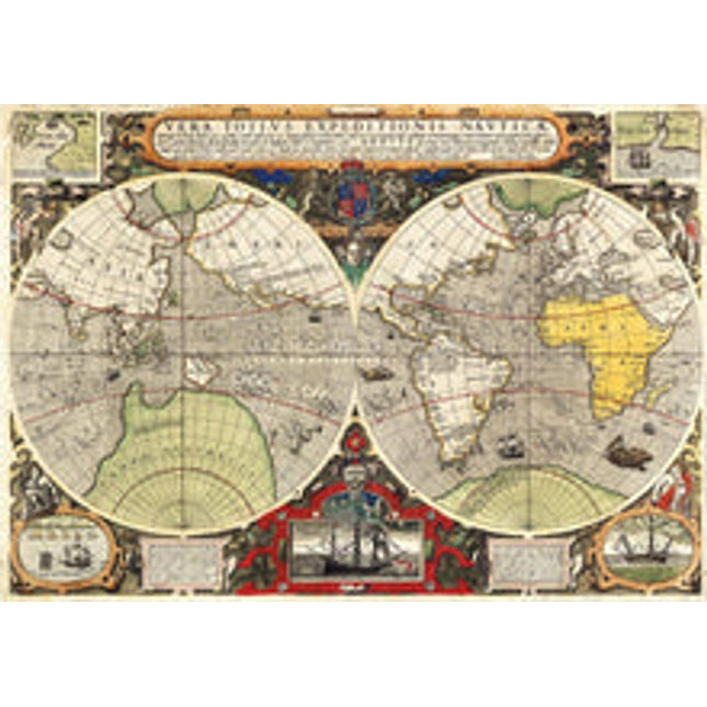 6000 pcs antique nautical map puzzle