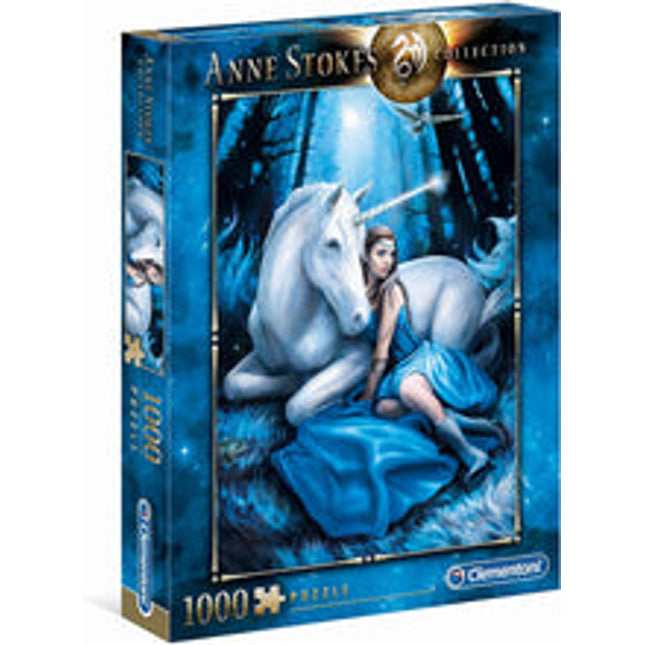 anne stokes 1000 pc blue moon