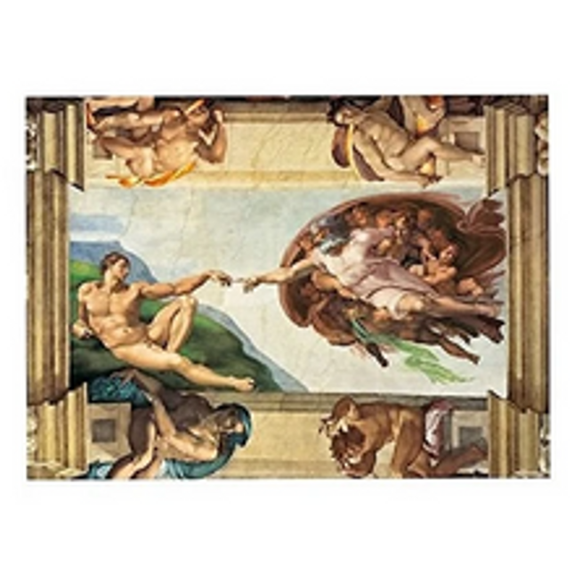 museum collection 1000 pc the creation of man michelangelo