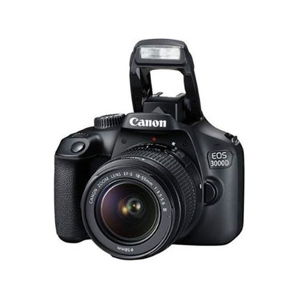 Canon EOS 3000D DSLR Camera 18 to 55 mm 18MP Black