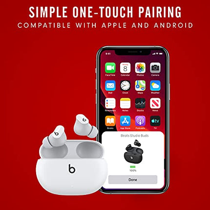 Beats Earbuds White Bluetooth, Wireless